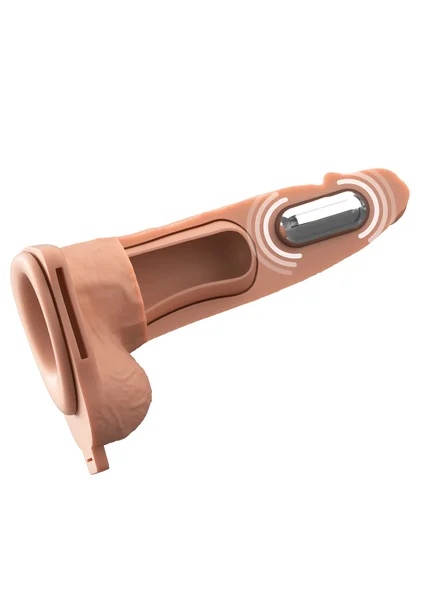 Fantasy X-Tensions Elite - Vibrating Hollow Silicone Strap-On — image 20 of 25
