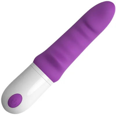 beginner rippled silicone g spot vibrator