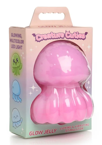 Creature Cuties - Glow Jelly Licking and Vibrating Stimulator — image 7 of 8