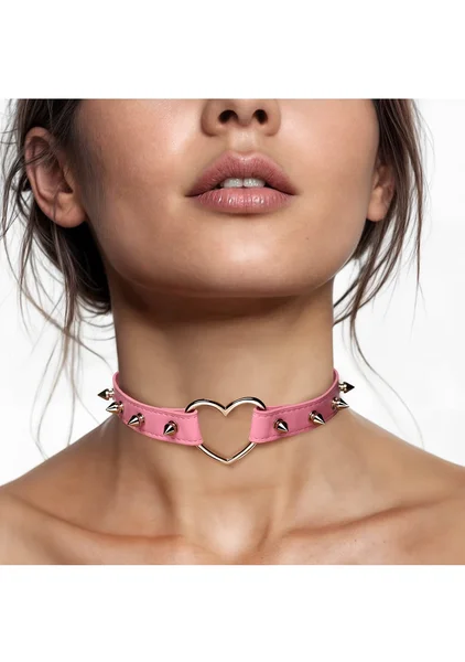 Spiked Heart Choker — image 2 of 14