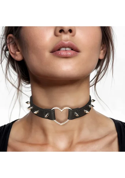 Spiked Heart Choker — image 9 of 14