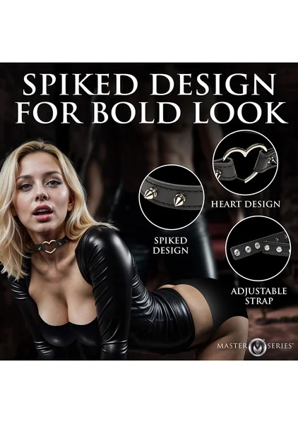 Spiked Heart Choker — image 10 of 14