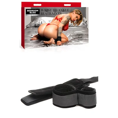 bedroom bliss velcro wrist ankle restraint set