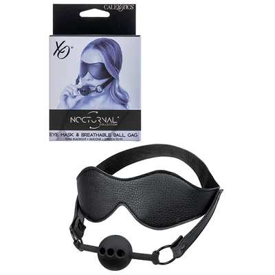 calexotics nocturnal collection eye mask breathable ball gag