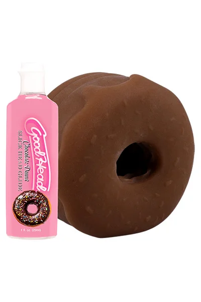 Doc Johnson GoodHead 3 Piece Chocolate Donut Blowjob Set — image 2 of 20