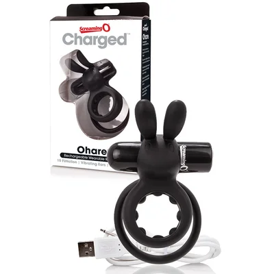 screaming o ohare rechargeable vibrating couples ring