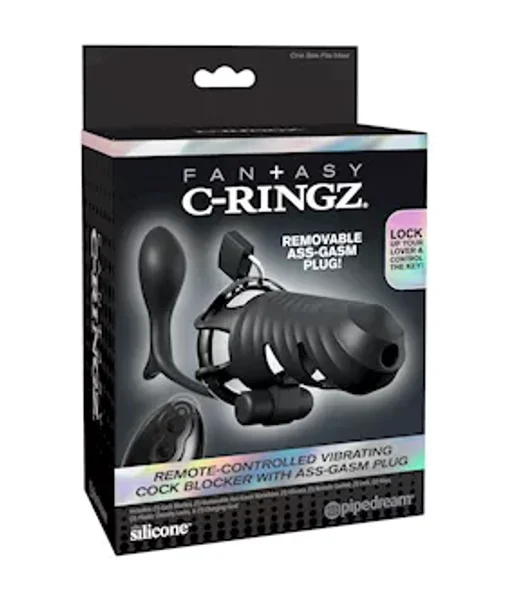 Fantasy C-ringz Remote-controlled Vibrating Cock Blocker With Ass-gasm Plug — image 3 of 8