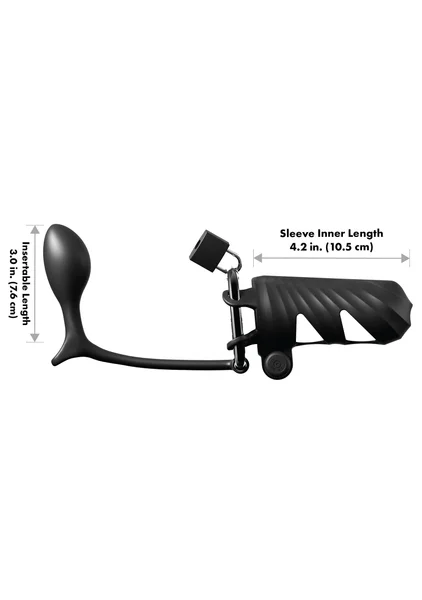 Fantasy C-ringz Remote-controlled Vibrating Cock Blocker With Ass-gasm Plug — image 7 of 8