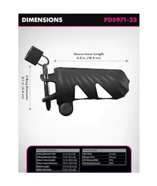Fantasy C-ringz Remote-controlled Vibrating Cock Blocker — image 4 of 4