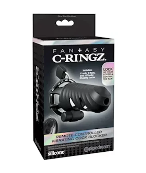 Fantasy C-ringz Remote-controlled Vibrating Cock Blocker — image 3 of 4