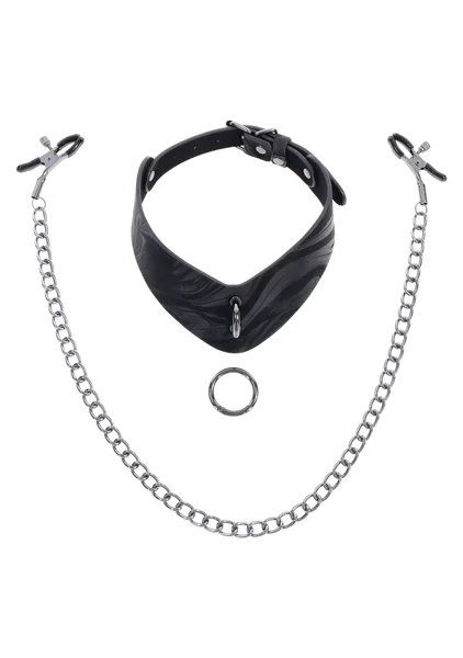 Velvet Noir Collar and Removable Clamps — image 4 of 6