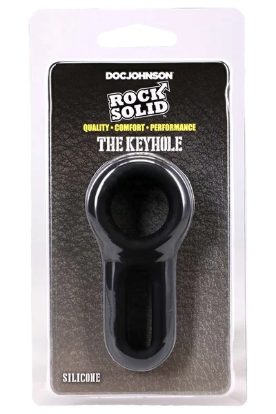 Doc Johnson Rock Solid The Keyhole Silicone Cock Ring — image 8 of 12