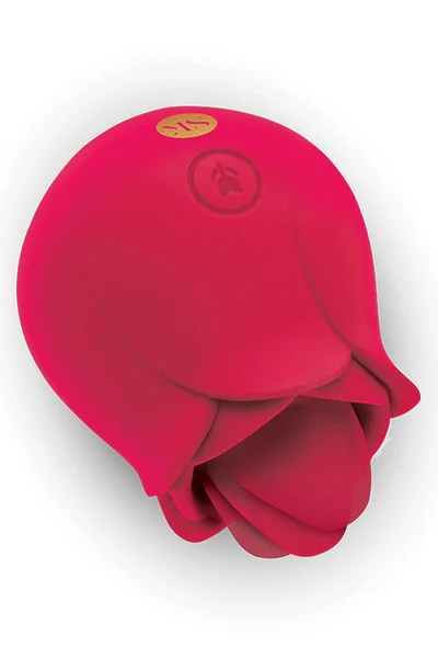 Secret Kisses Rosegasm Blossom Lick Me 2.1" Clitoral Stimulator With Flicking Tongue — image 2 of 4