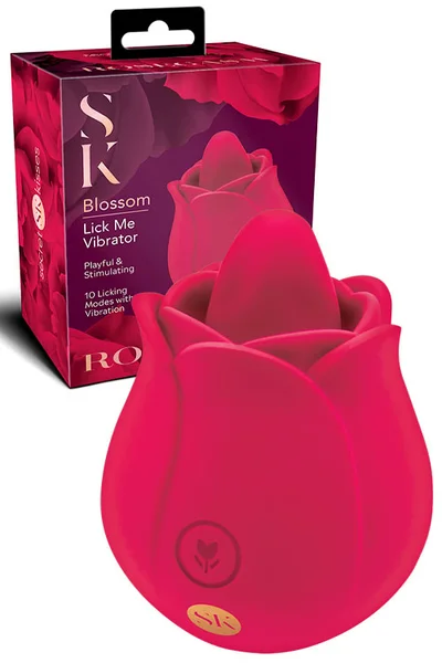 Secret Kisses Rosegasm Blossom Lick Me 2.1" Clitoral Stimulator With Flicking Tongue — image 5 of 12
