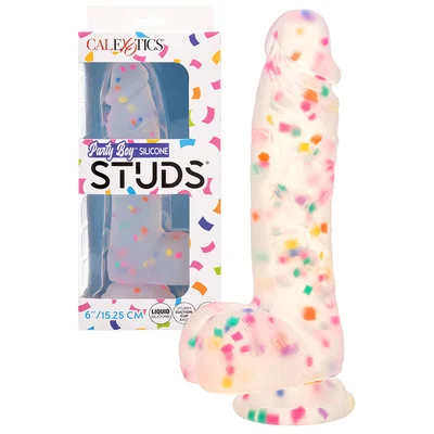 calexotics party boy silicone studs 8 dildo