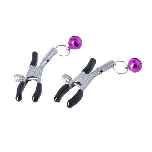 Dark Amour Nipple Clamps with Bells — image 2 of 5