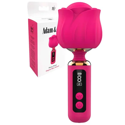 adam and eve rizzy rose 5 digital mini wand vibrator