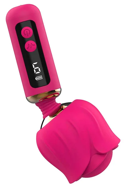 Adam and Eve Rizzy Rose 5" Digital Mini Wand Vibrator — image 14 of 18