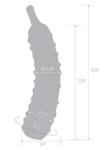 6" Lick-It Glass Tentacle Dildo — image 19 of 25