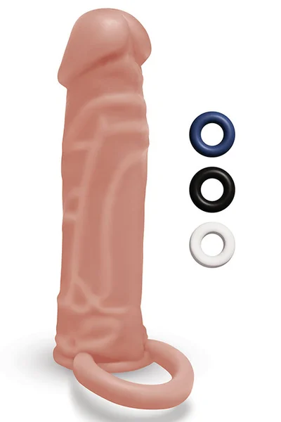 Size Up 5.9" Realistic Penis Extender With Ball Loop — image 2 of 18