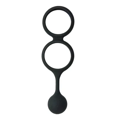 my cock ring scrotum ring with weighted ball banger