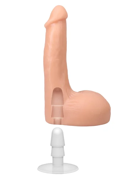 Signature Cocks - The Flesh Mechanic - 7.5 Inch ULTRASKYN Cock with Removable Vac-U-Lock Suction Cup — image 3 of 5