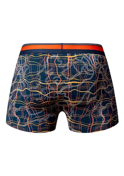 Soo Cumfy Navy Marble Boxer Brief — image 2 of 6