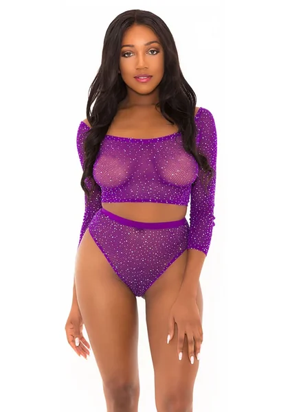 Duo Net Keyhole Bra Set — image 14 of 21