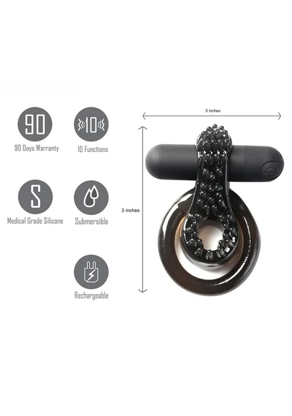 Jagger Rechargeable Vibrating Ring — image 2 of 25