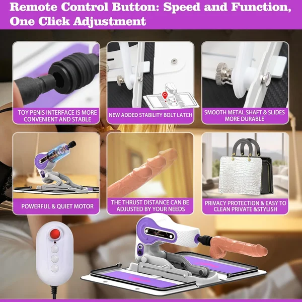 Thrusting Automatic Sex Machine - Lie Back & Experience Deep, Lifelike Thrusting At Your Own Pace! — image 19 of 21