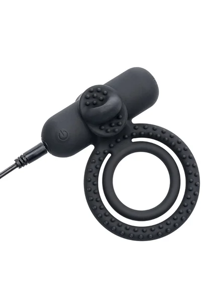 Hustler Clit Flicker Vibrating Dual Ring — image 4 of 5