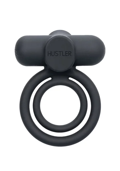 Hustler Clit Flicker Vibrating Dual Ring — image 2 of 5