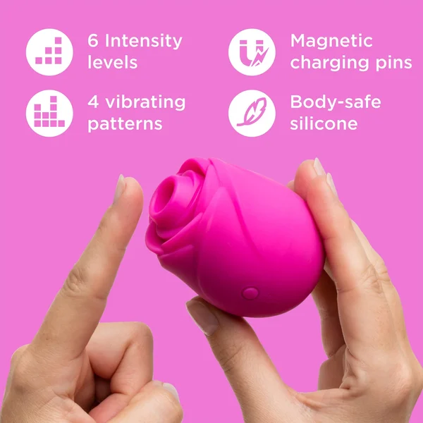 Romp Rose 2.0 Rechargeable Silicone Air Clitoral Stimulator — image 4 of 17