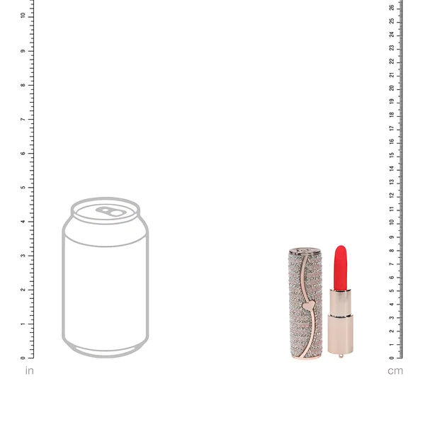 Loveline Rechargeable Lipstick Vibrator with Interchangeable Tips - Candy — image 7 of 7