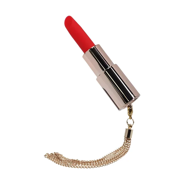Loveline Rechargeable Lipstick Vibrator with Interchangeable Tips - Candy — image 3 of 7