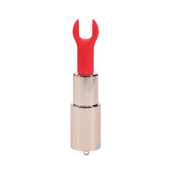 Loveline Rechargeable Lipstick Vibrator with Interchangeable Tips - Candy — image 6 of 7