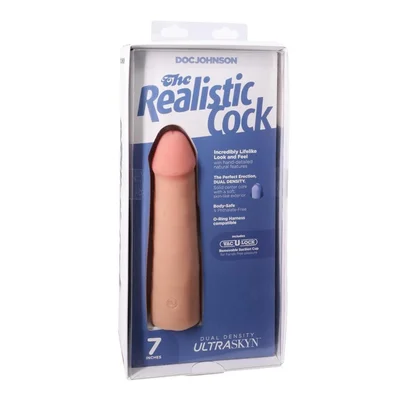 7 inch realistic cock ultraskyn dildo