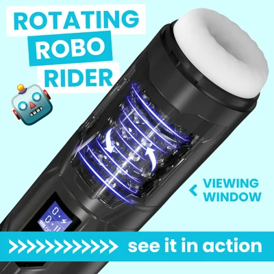 buzzer beater waterproof thrusting and rotating male masturbator