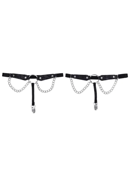 Sex and Mischief Chain Lace Garters — image 4 of 5