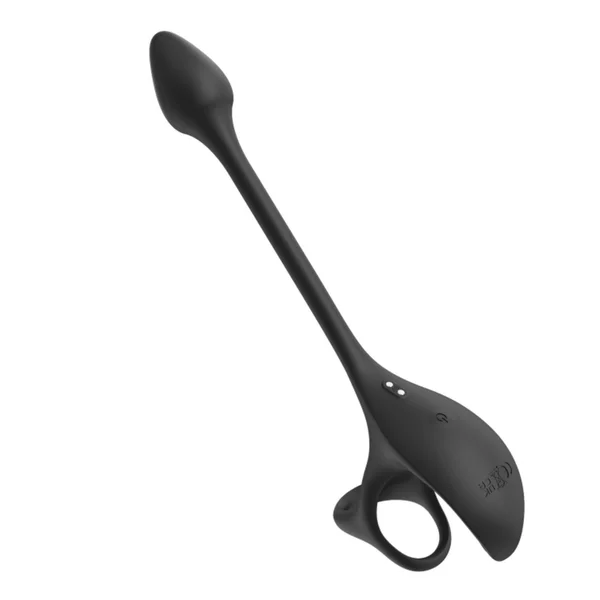 Triple Stimulating Vibrating Silicone Cock Ring with Remote - Penis, Scrotum, and Anal Vibes! — image 14 of 14