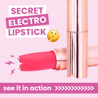 electrostimulation silicone lipstick vibe 3 electro settings and powerful vibes