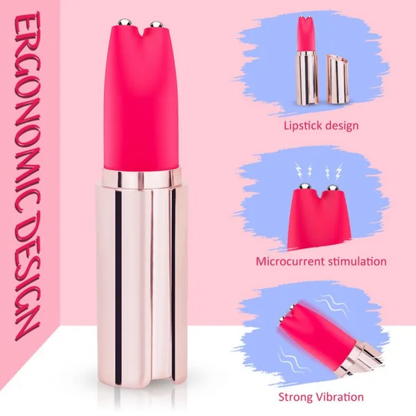Electrostimulation Silicone Lipstick Vibe - 3 ELECTRO Settings and Powerful Vibes! — image 5 of 12