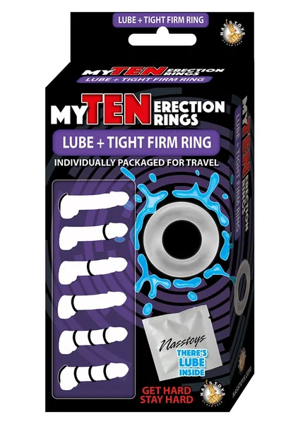 My Ten Erection Rings - Lube + Tight Firm Rings — image 4 of 4