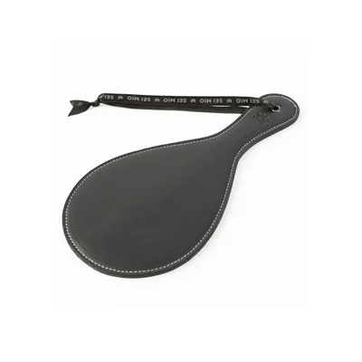 roundly chastised broad circular spanking paddle