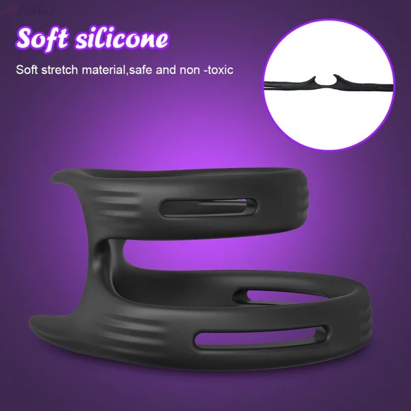 Thick Double Cock Ring - Unlock Powerful Stamina with Intense Finishes! — image 3 of 6