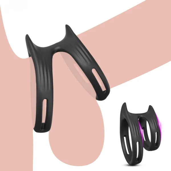 Thick Double Cock Ring - Unlock Powerful Stamina with Intense Finishes! — image 2 of 6
