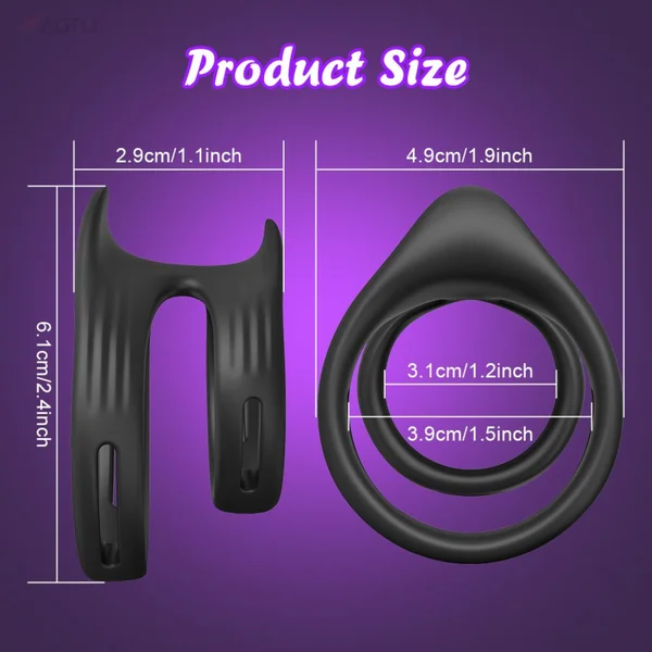 Thick Double Cock Ring - Unlock Powerful Stamina with Intense Finishes! — image 4 of 6
