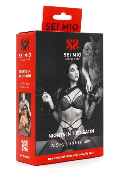 Nights in Tied Satin - 2 x Silk Sash Restraints — image 5 of 5