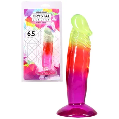 doc johnson crystal jellies 65 realistic dong