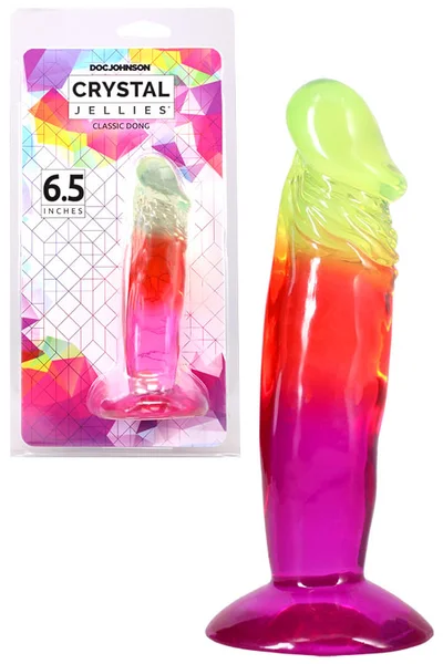 Doc Johnson Crystal Jellies 6.5" Realistic Dong — image 6 of 15